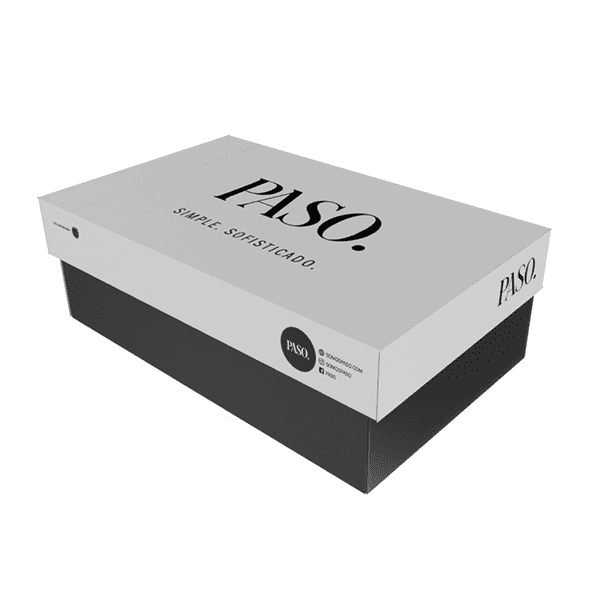 Caja para zapatos con tapa personalizada - Montaje REF BE0131