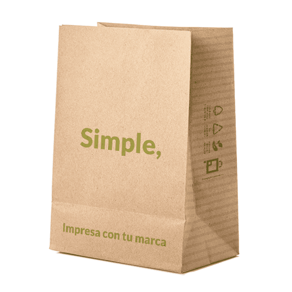 🥇Bolsas de papel personalizadas - biodegradables - delivery / pan 